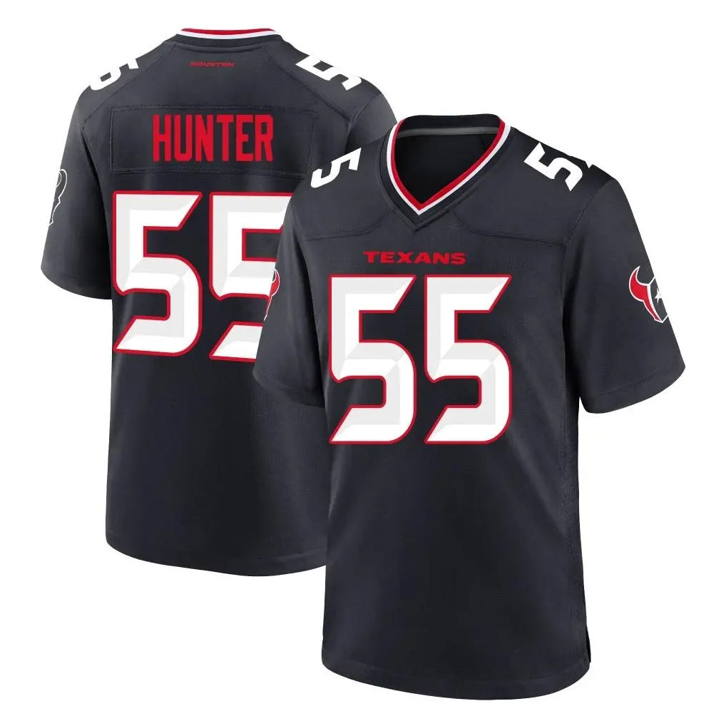 H.Texans #55 Danielle Hunter Player Navy Team Home Game Ldoa Stitched Jerseys