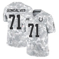 IN.Colts #71 Matt Goncalves Player Arctic Camo Salute To Service Limited Game Ldoa Stitched Jerseys