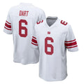 NY.Giants #6 Jaxson Dart Player White Home Game Ldoa Stitched Jerseys