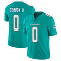 M.Dolphins #0 Ollie Gordon II Player Aqua Limited Vapor Untouchable Home Game Ldoa Stitched Jerseys