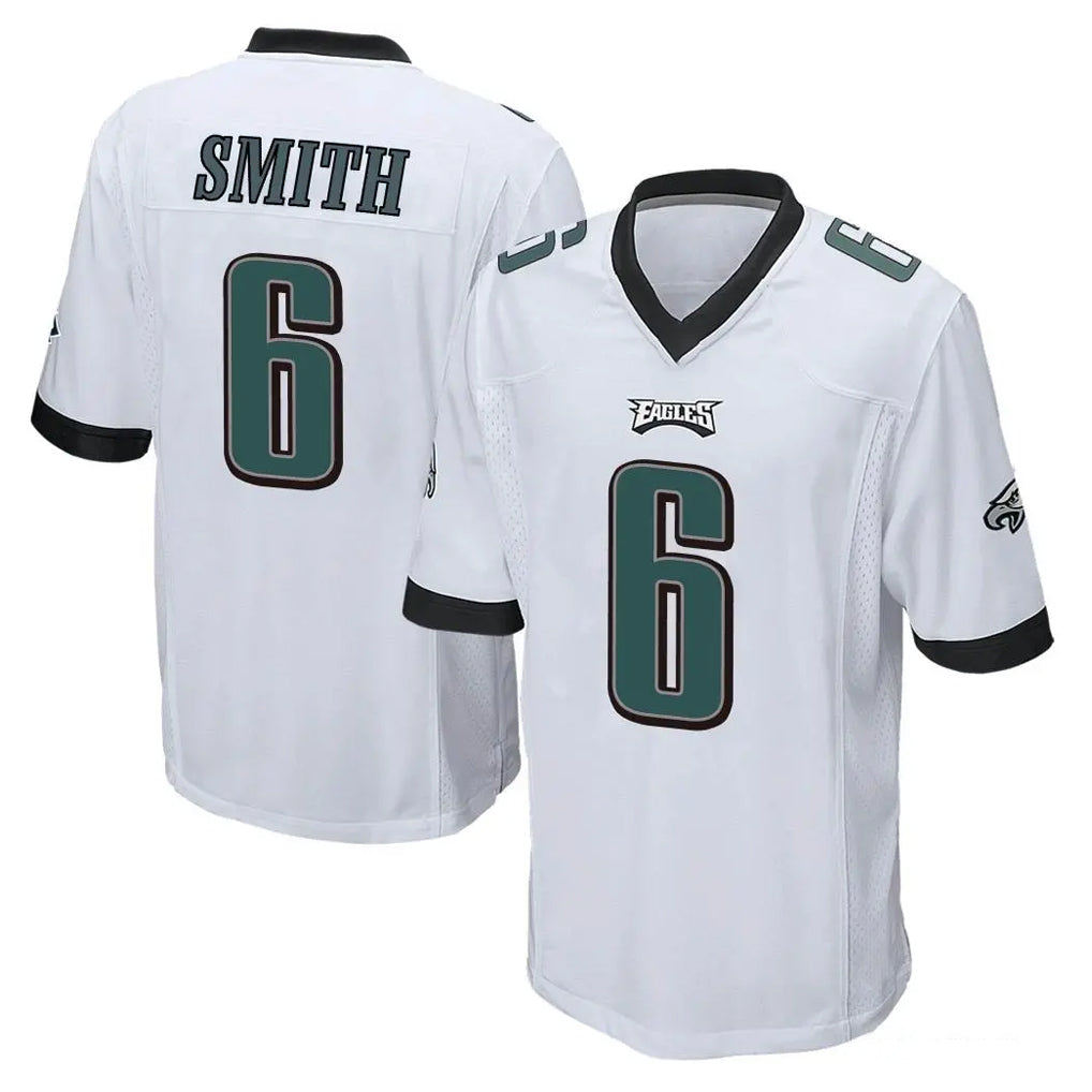 P.Eagles #6 DeVonta Smith Player White Home Game Ldoa Stitched Jerseys