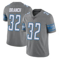 D.Lions #32 Brian Branch Player Gray Vapor Untouchable Limited Home Game Ldoa Stitched Jerseys