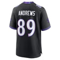 B.Ravens #89 Mark Andrews Player Black Home Game Ldoa Stitched Jerseys