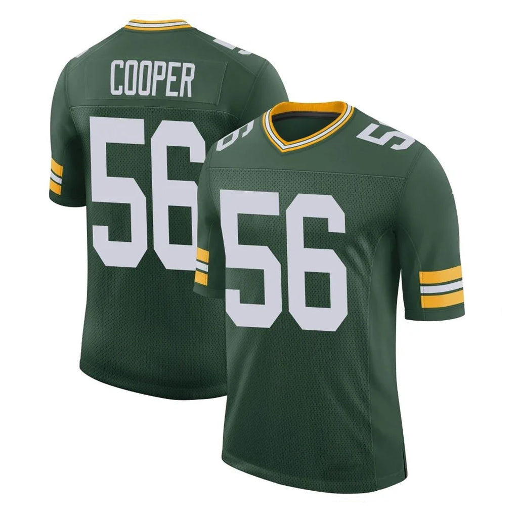 GB.Packers #56 Edgerrin Cooper Player Green Limited Classic Home Game Ldoa Stitched Jerseys