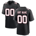 Custom A.Falcons Black Throwback Limited Home Game Any Name & Numbers Ldoa Stitched Jerseys