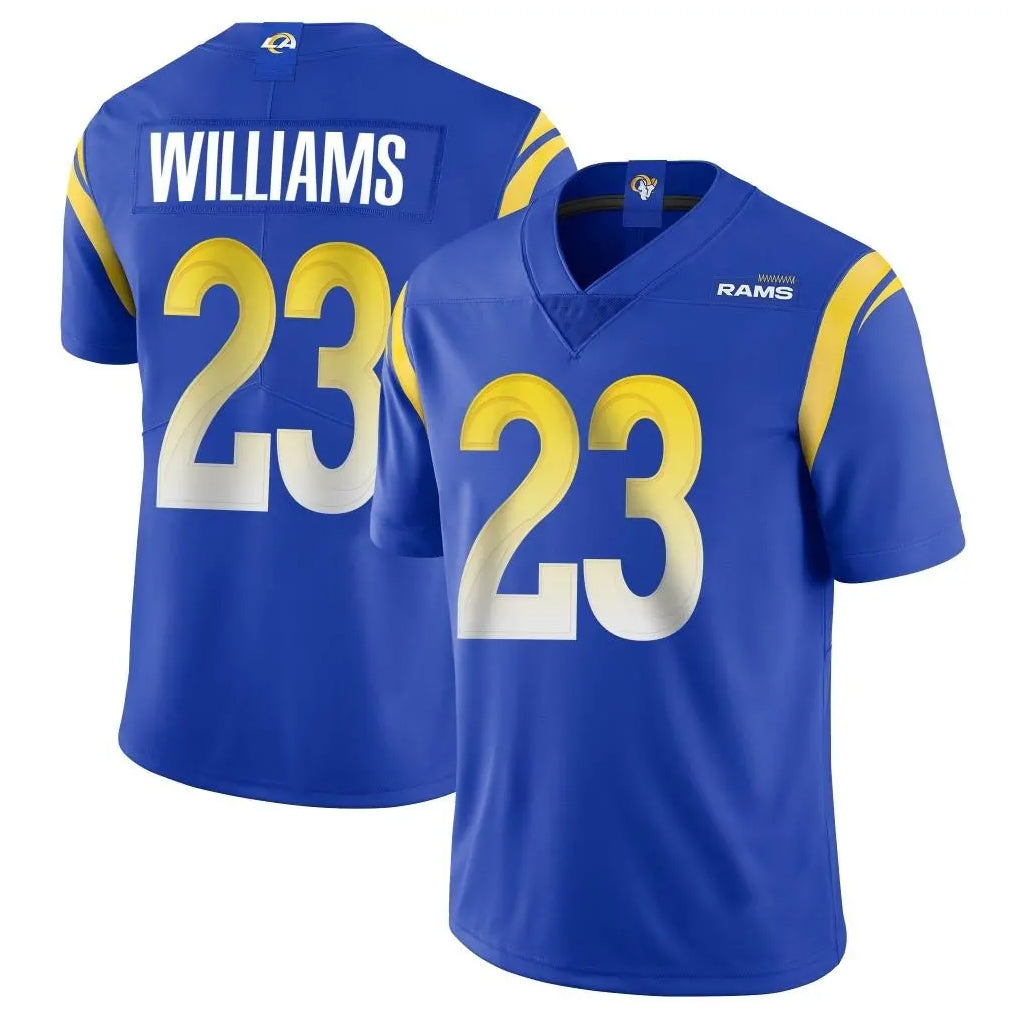 LA.Rams #23 Kyren Williams Player Royal Limited Vapor Untouchable Home Game Ldoa Stitched Jerseys