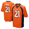 D.Broncos #21 Riley Moss Player Orange Color Home Game Ldoa Stitched Jerseys