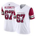 W.Commanders #67 Nick Allegretti Player White Vapor F.U.S.E. Limited Home Game Ldoa Stitched Jerseys