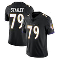 B.Ravens #79 Ronnie Stanley Player Black Vapor Untouchable Limited Home Game Ldoa Stitched Jerseys
