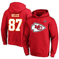 KC.Chiefs #87 Travis Kelce Player Red Pullover Hoodies Ldoa Stitched  Jerseys