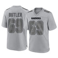 LV.Raiders #69 Adam Butler Player Gray Atmosphere Fashion Limited Game Ldoa Stitched Jerseys
