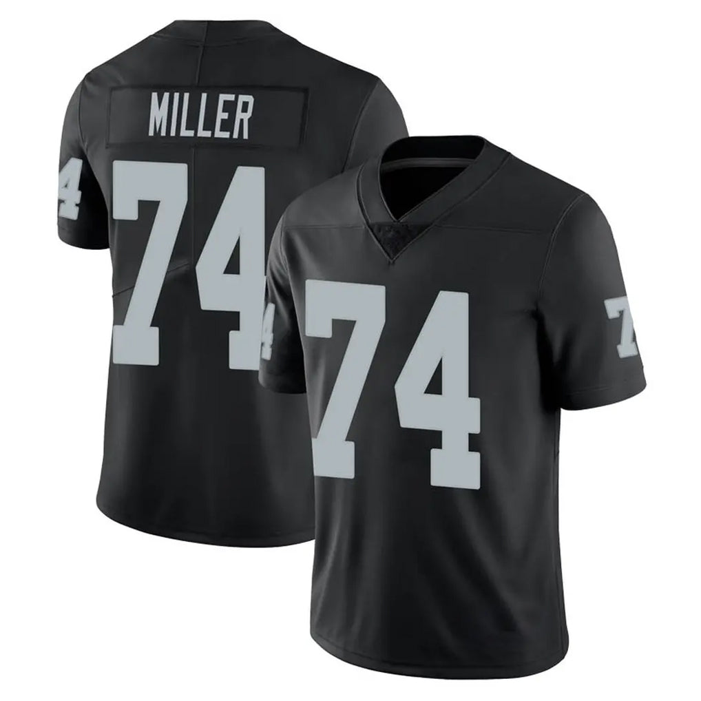 LV.Raiders #74 Kolton Miller Player Black Limited Vapor Untouchable Home Game Ldoa Stitched Jerseys