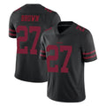 SF.49ers #27 Ji'Ayir Brown Player Black Alternate Limited Vapor Untouchable Home Game Ldoa Stitched Jerseys