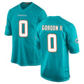 M.Dolphins #0 Ollie Gordon II Player Aqua Home Game Ldoa Stitched Jerseys