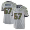S.Seahawks #67 Charles Cross Player Grey Limited 2025 Rivalries Collection Home Game Ldoa Stitched Jerseys