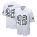 LV.Raiders #98 Maxx Crosby Player White Alternate Home Game Ldoa Stitched Jerseys