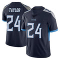 T.Titans #24 Alontae Taylor Player Navy Limited Vapor Untouchable Home Game Ldoa Stitched Jerseys