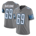 D.Lions #69 Tate Ratledge Player Gray Vapor Untouchable Limited Home Game Ldoa Stitched Jerseys