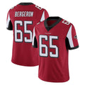 A.Falcons #65 Matthew Bergeron Player Red Color Vapor Untouchable Limited Home Game Ldoa Stitched Jerseys