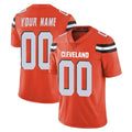 Custom C.Browns Orange Alternate Vapor Untouchable Limited Home Game Any Name & Numbers Ldoa Stitched Jerseys