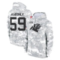 C.Panthers #59 Luke Kuechly Player Arctic Camo Salute to Service Pullover Hoodies Limited Game Ldoa Stitched Jerseys