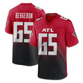A.Falcons #65 Matthew Bergeron Player Red Home Game Ldoa Stitched Jerseys