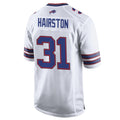 B.Bills #31 Maxwell Hairston Player White Home Game Ldoa Stitched Jerseys