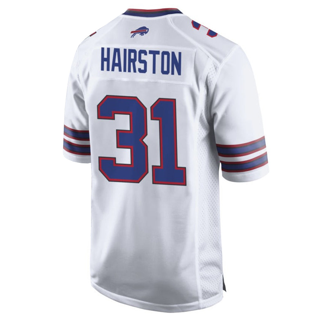 B.Bills #31 Maxwell Hairston Player White Home Game Ldoa Stitched Jerseys