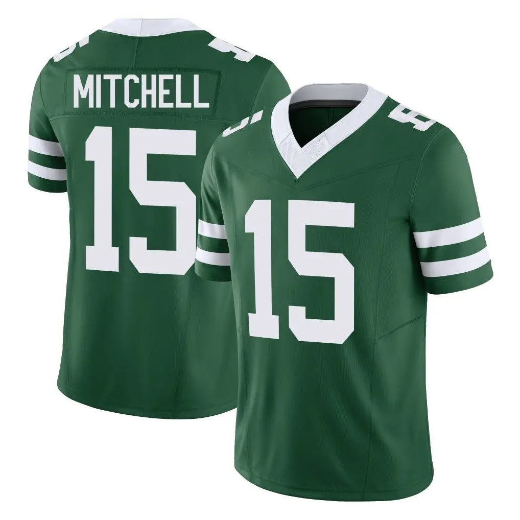 NY.Jets #15 Adonai Mitchell Player Green Legacy Limited Vapor F.U.S.E. Home Game Ldoa Stitched Jerseys