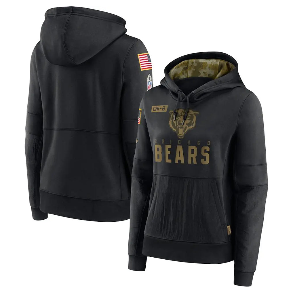 C.Bears ## Bears Blank Player Black Salute to Service Pullover Hoodies Limited Ldoa Stitched Jerseys