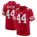 SF.49ers #44 Kyle Juszczyk Player Red Game Home Ldoa Stitched Jerseys