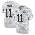GB.Packers #11 Jayden Reed Player Arctic Camo Salute To Service Limited Ldoa Stitched Jerseys