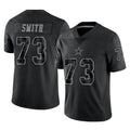 D.Cowboys #73 Tyler Smith Player Black Limited Reflective Home Game Ldoa Stitched Jerseys