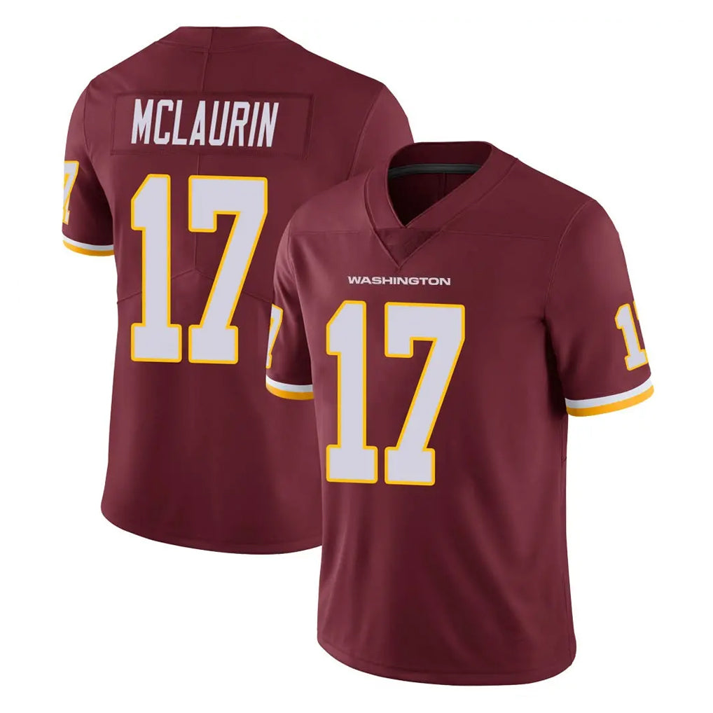 W.Commanders #17 Terry Mclaurin Player Burgundy Limited Team Color Vapor Untouchable Home Game Ldoa Stitched Jerseys