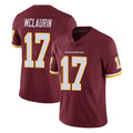 W.Commanders #17 Terry Mclaurin Player Burgundy Limited Team Color Vapor Untouchable Home Game Ldoa Stitched Jerseys