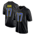 LA.Rams #17 Davante Adams Player Black Fashion Limited Home Game Ldoa Stitched Jerseys