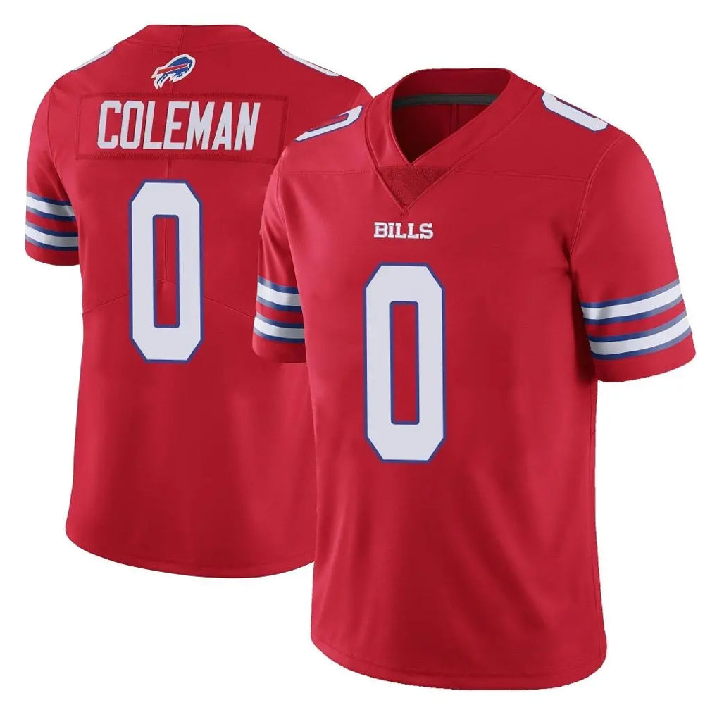 B.Bills #0 Keon Coleman Player Red Vapor Untouchable Limited Ldoa Stitched Jerseys
