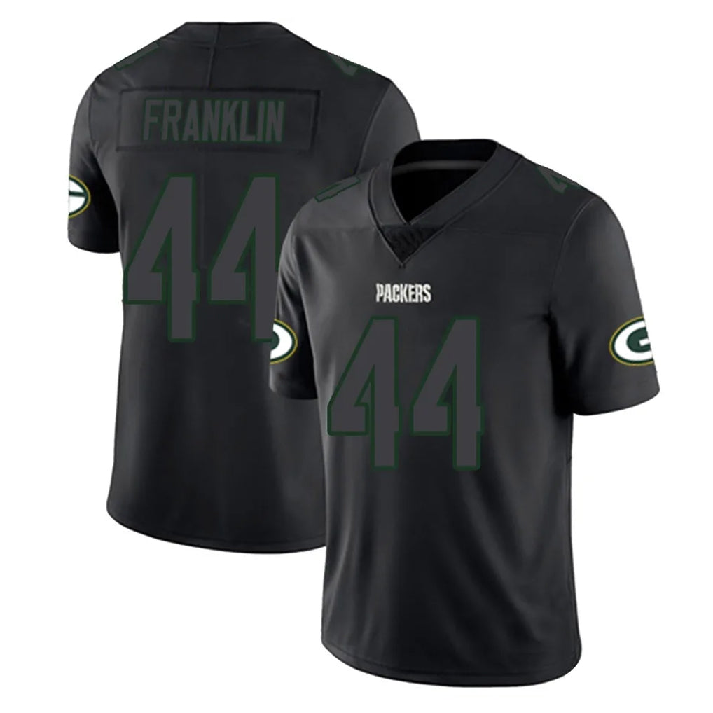 GB.Packers #44 Zaire Franklin Player Black Impact Limited Home Game Ldoa Stitched Jerseys