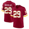 W.Commanders #29 Rasul Douglas Player Burgundy Game Home Ldoa Stitched Jerseys