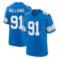 D.Lions #91 Tyleik Williams Player Blue Alternate Home Game Ldoa Stitched Jerseys