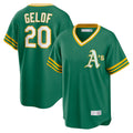 Athletics #20 Zack Gelof Player Kelly Green Cooperstown Collection T-shirt Game Ldoa Stitched Jerseys