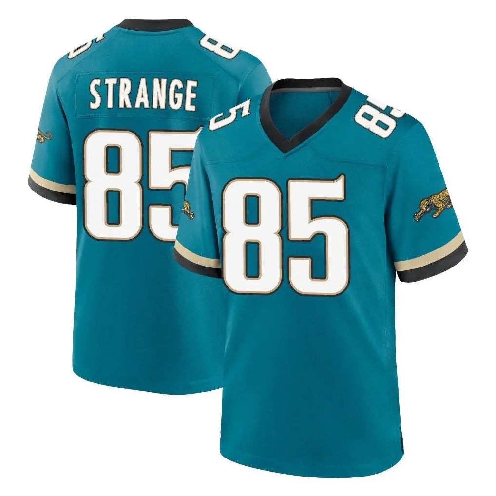 J.Jaguars #85 Brenton Strange Player Teal Prowler Throwback Limited Home Game Ldoa Stitched Jerseys