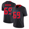 H.Texans #69 Ed Ingram Player Navy Limited 2nd Alternate Vapor F.U.S.E. Home Game Ldoa Stitched Jerseys