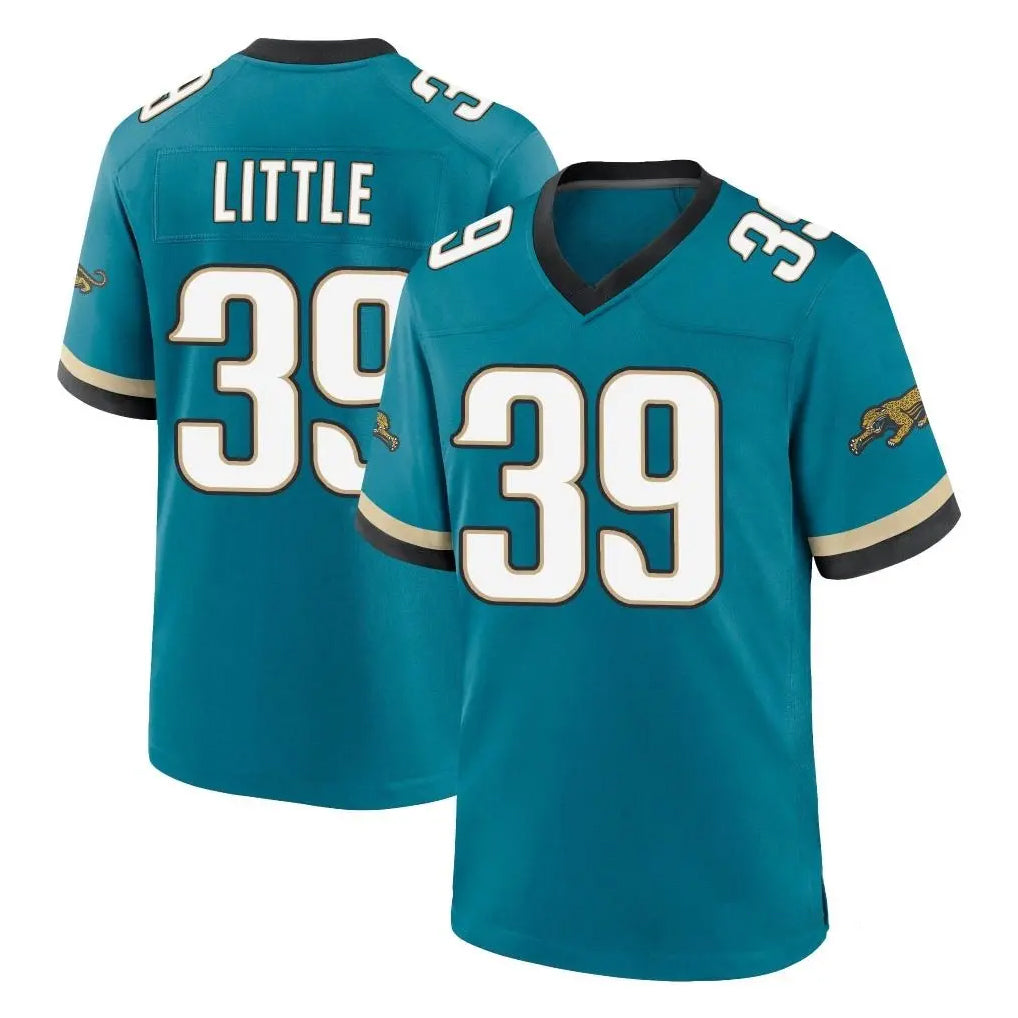J.Jaguars #39 Cam Little Player Teal Prowler Throwback Limited Home Game Ldoa Stitched Jerseys