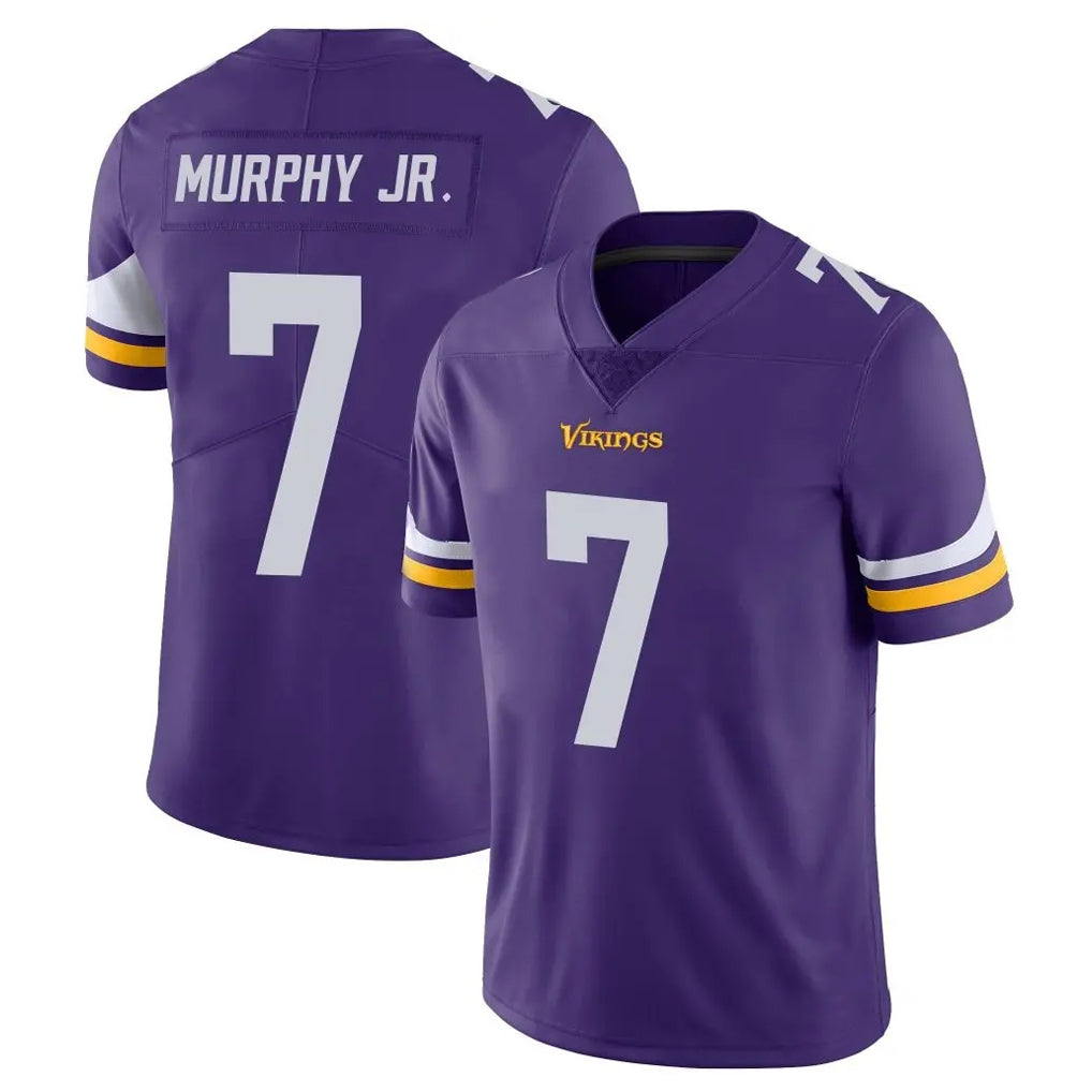 M.Vikings #7 Byron Murphy Jr. Player Purple Limited Vapor Untouchable Home Game Ldoa Stitched Jerseys