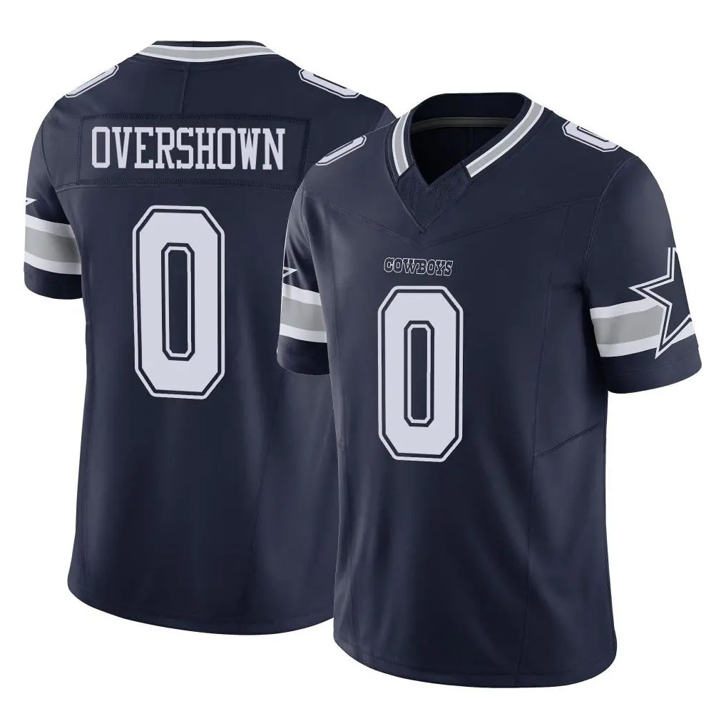 D.Cowboys #0 DeMarvion Overshown Player Navy Limited Vapor F.U.S.E. Home Game Ldoa Stitched Jerseys