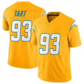 LA.Chargers #93 Teair Tart Player Gold Limited Vapor F.U.S.E. Home Game Ldoa Stitched Jerseys