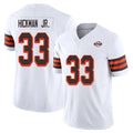 C.Browns #33 Ronnie Hickman Player White Limited Vapor F.U.S.E. Alternate Game Ldoa Stitched Jerseys