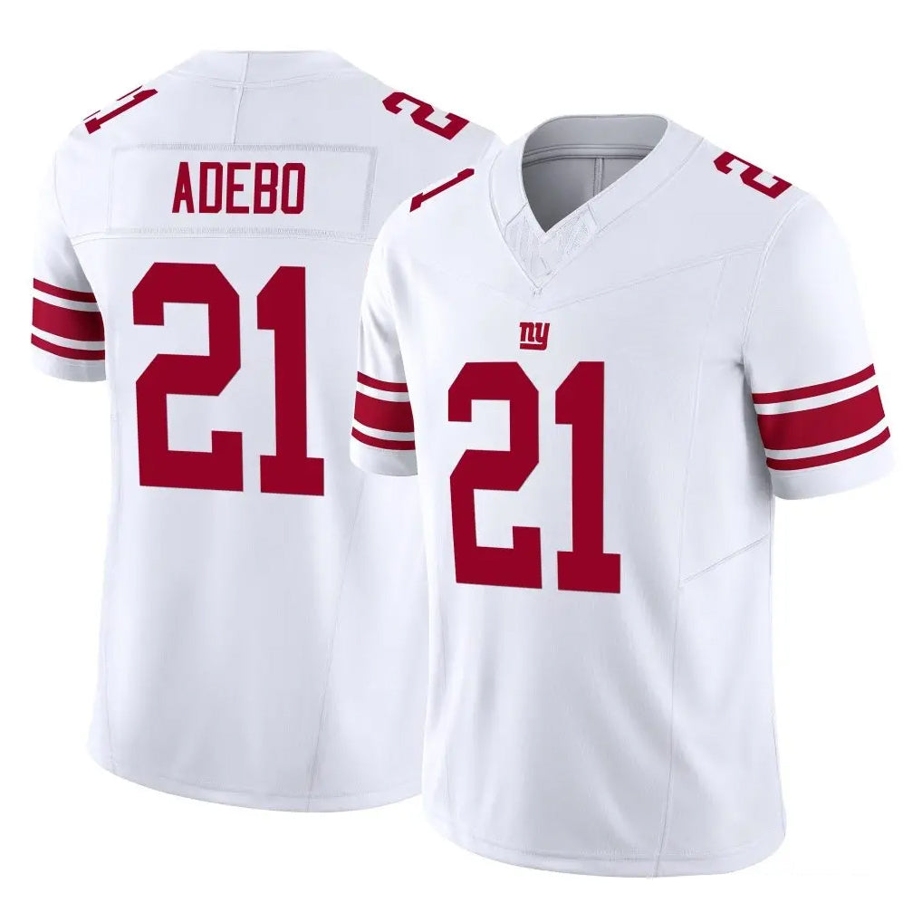 NY.Giants #21 Paulson Adebo Player White Limited Vapor F.U.S.E. Home Game Ldoa Stitched Jerseys