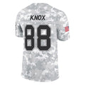 B.Bills #88 Dawson Knox Player Arctic Camo Salute to Service Limited Ldoa Stitched Jerseys